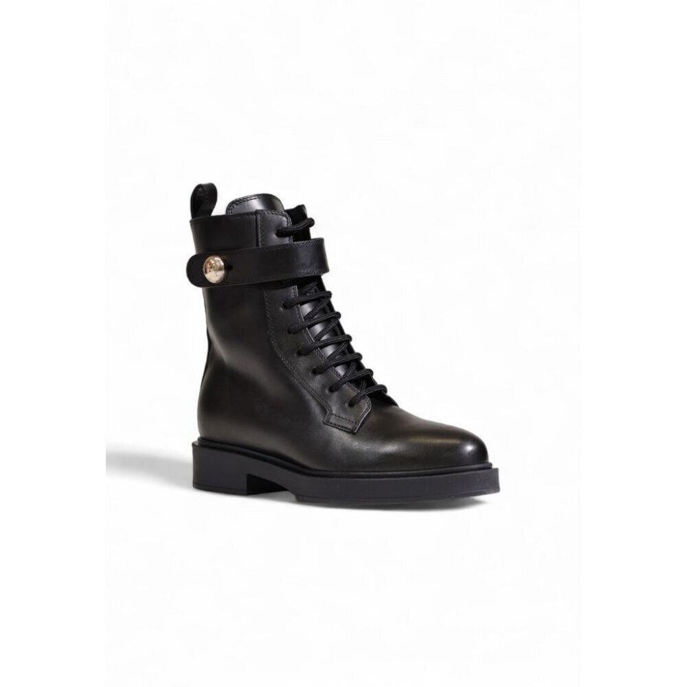 Furla Black Leather Boot/EU38/US8/Black - Picture 2 of 5